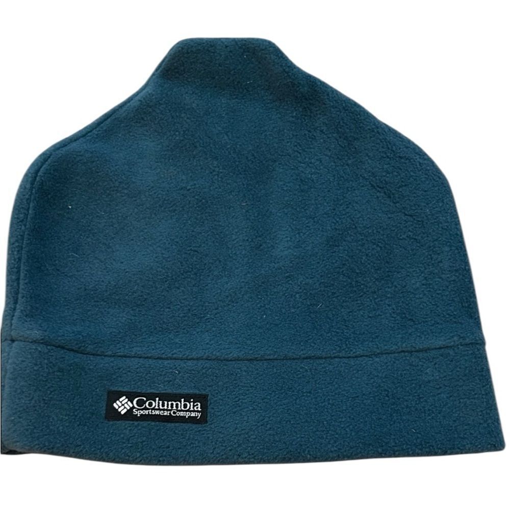 Columbia Blue Fleece Hat unisex size large extra large
